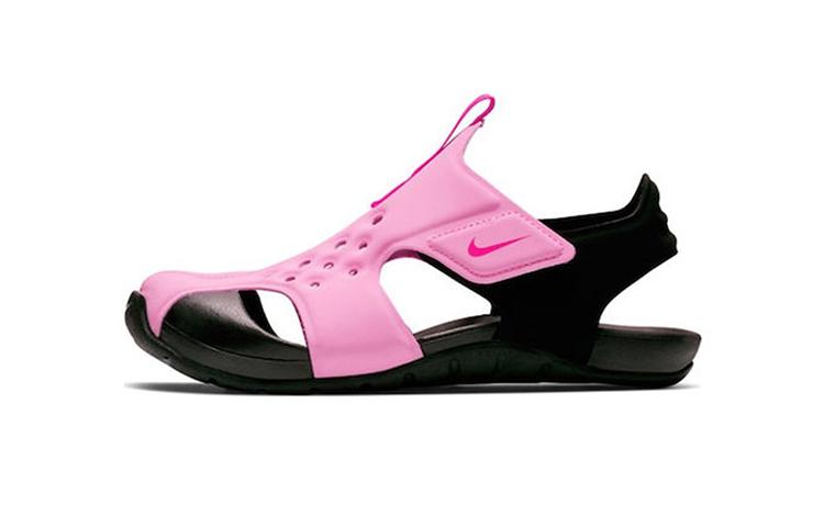 

Nike Sunray Protect 2 Minimalist Style Mid top Toddler Shoes Black Pink Infant And Toddler 943827-602 27