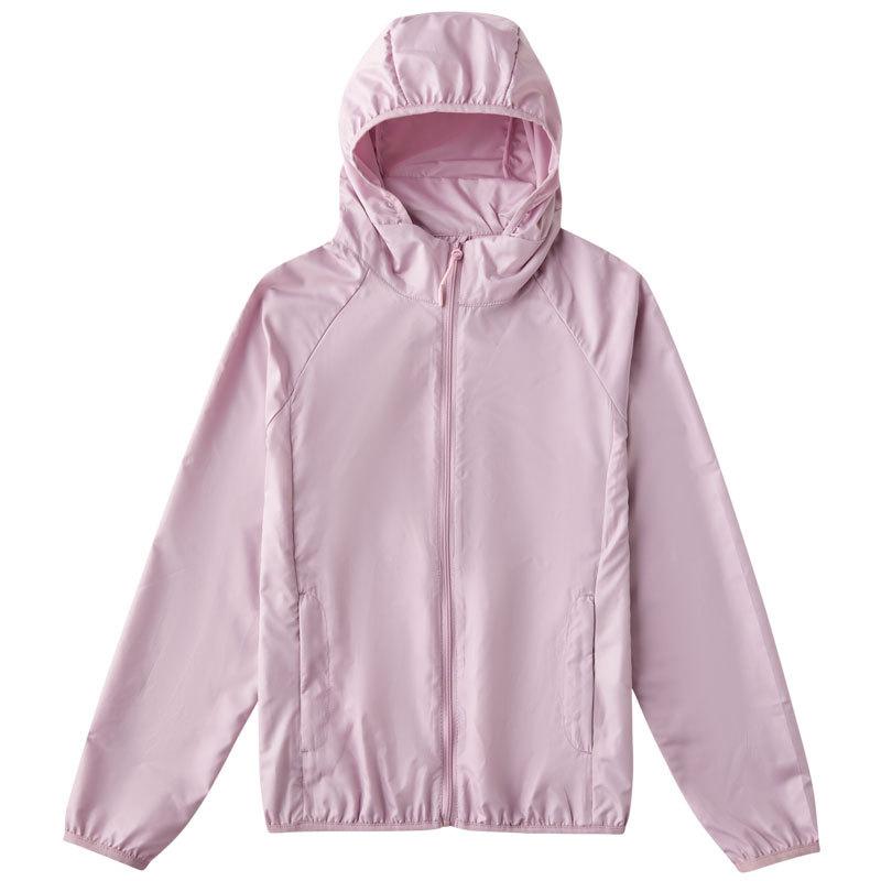 

Летняя новая легкая и дышащая короткая куртка с капюшоном и длинными рукавами, солнцезащитная одежда для женщин с капюшоном, портативная, большого размера, свободная 4XL светло-фиолетовый