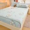 Milk fleece mattress winter thickened Simmons bedspread protective cover fleece non-slip