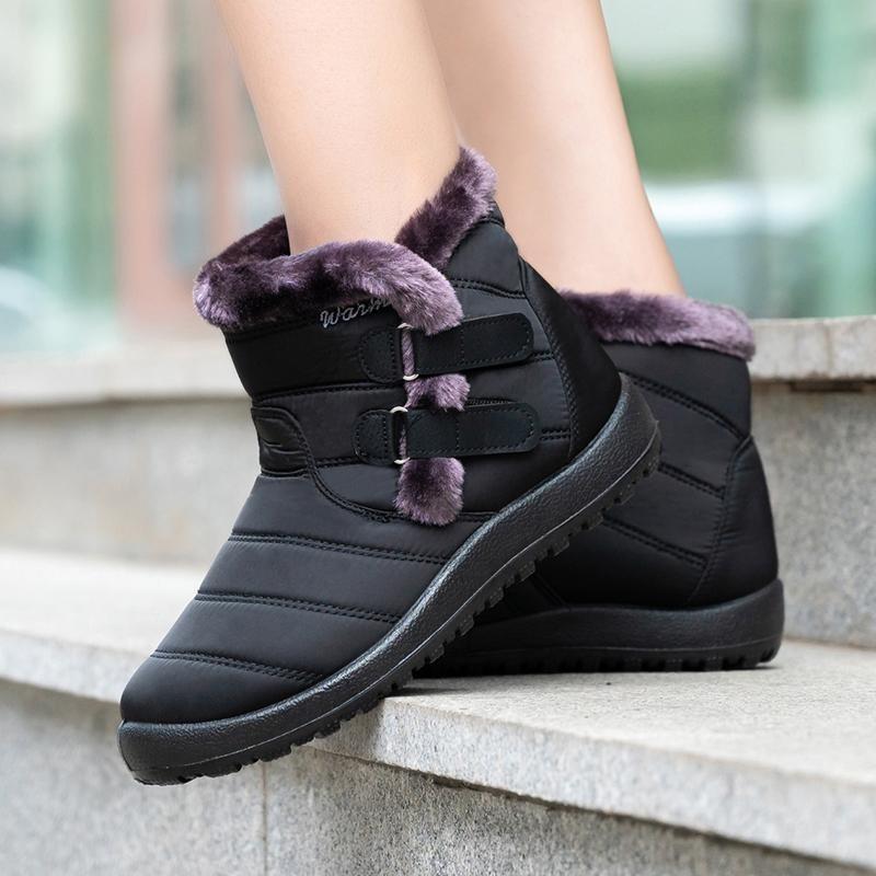 Frauen Stiefel Winter Schuhe Frau Warme Schnee Stiefel Stiefeletten Für Weibliche Winter Schuhe Stiefel Plüsch Booties Wasserdicht