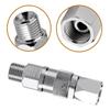 Pack Of 2 Stainless Steel 360Degree Rotating Swivel Joints For Airless Paint Sprayers 1/4Inch Spray Gun Hose Connectors