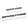 ABCDFV1 3D ABS Car Stickers Sportage R Auto Letter Logo Decoration Rear Bumper Tail Door Trunk Decals For KIA Car Styling Accessories