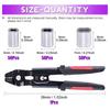 Wire Rope Crimp Kit Wire Rope Cable with Crimping Sleeves Multifunctional Cutter Scissors for Railing Decking Hanging