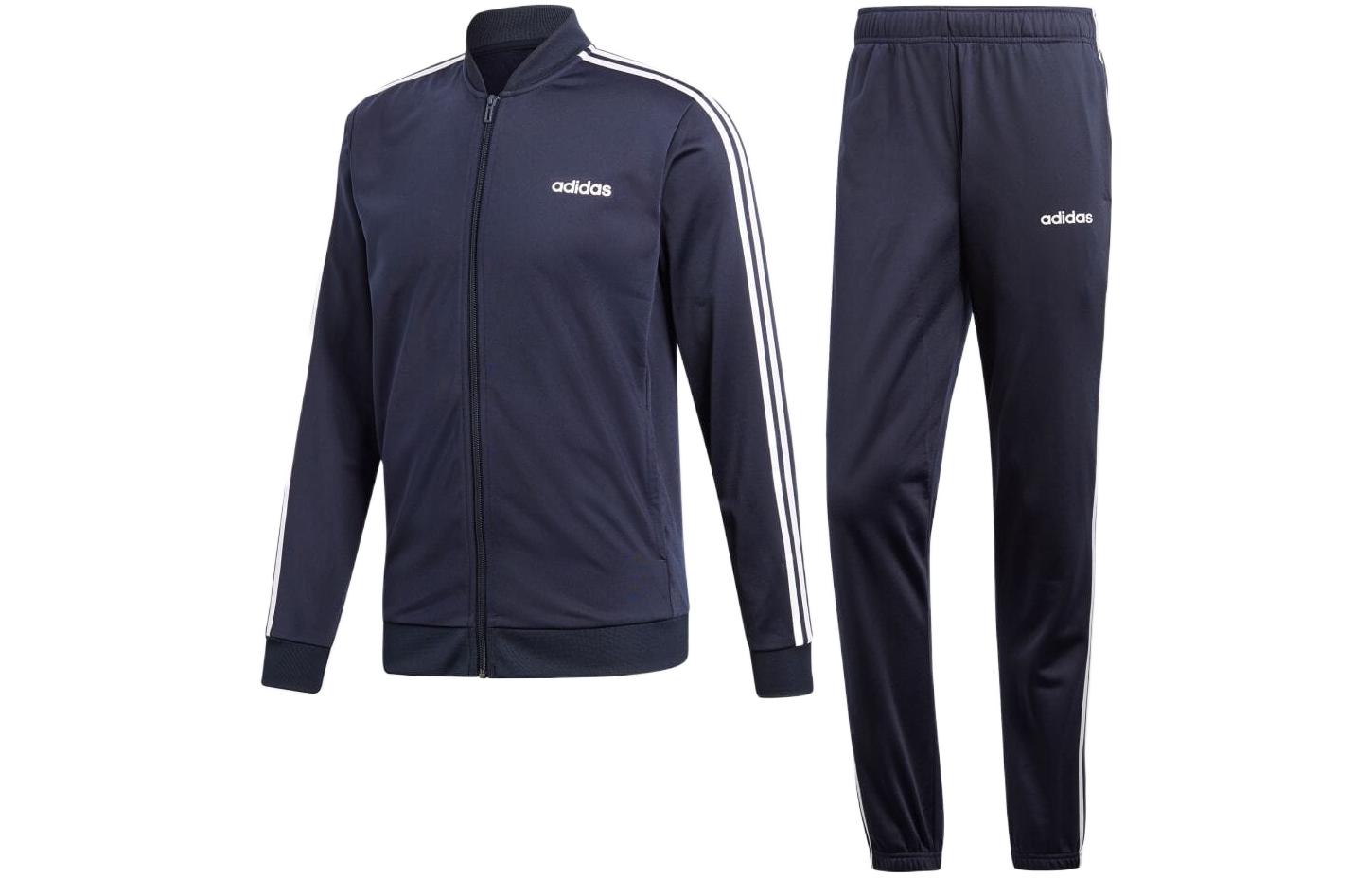 Adidas Casual Sportswear Men s Blue Stand Collar Moderate DV2468 XS