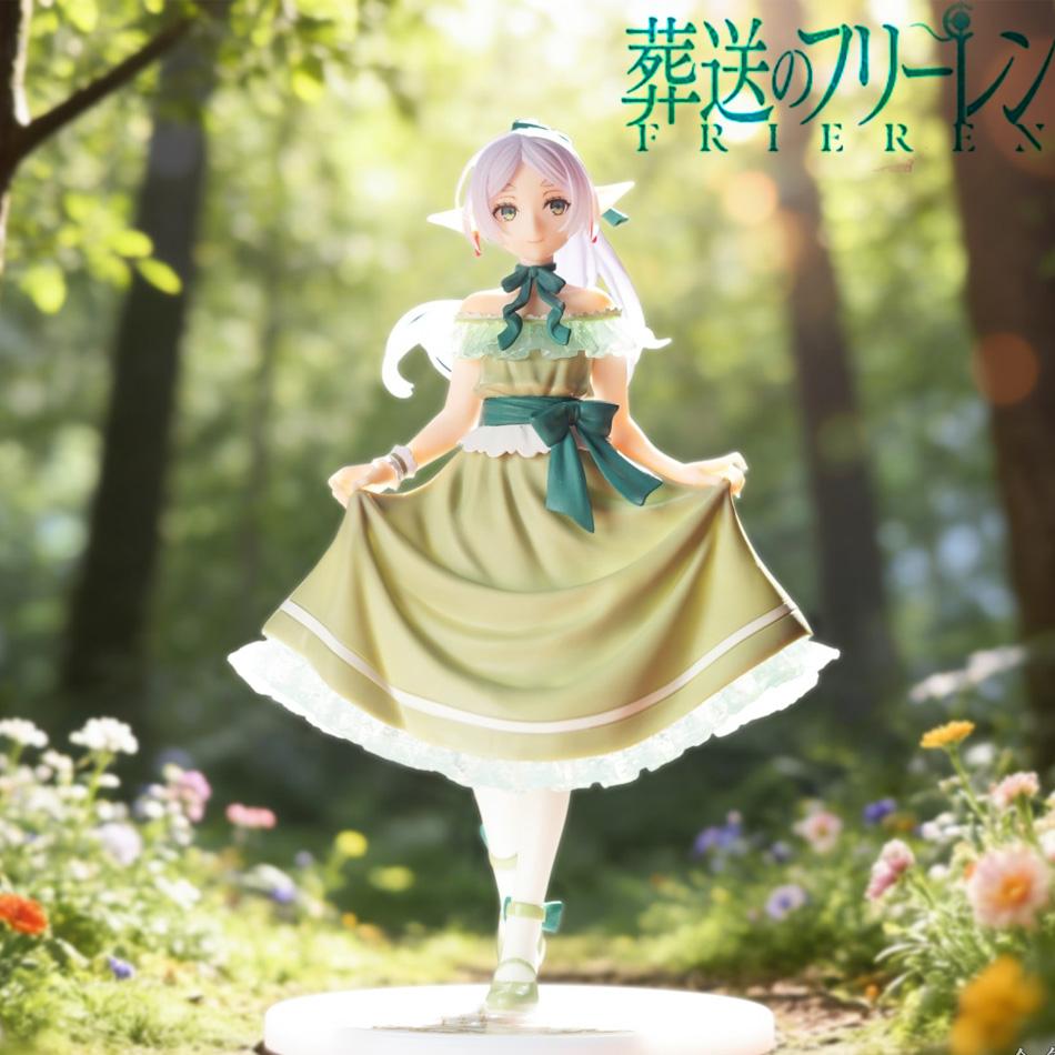 18Cm Anime Frieren: Beyond Journey'S End Coreful Frieren Dress Ver. Action Figure Model Decoration Birthday Gifts Doll