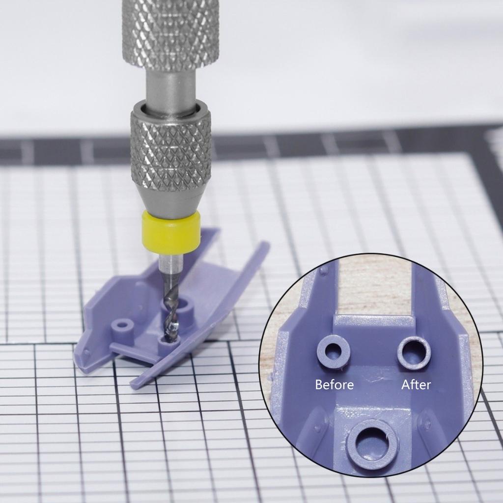 Double Bearing Rotary Drill Kit Suitable For Precise Crafting On Amber Wood Plastic With Ergonomic Grip And Alloy Steel