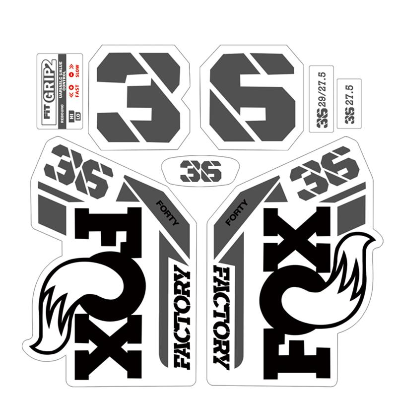 36 Factory Sc Step Cast Decals Waterproof Mtb Front Fork Stickers Vinyl Bike Frame Protective Decor