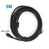 5m Micro USB 2.0 Cable USB 2.0 Type A Male To Micro B Male Foil+Braided Shielded Long Extend Connector Cord 5meter