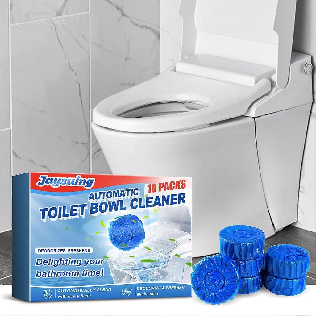 2026 New Automatic Toilet Bowl Cleaner - Effective Blue Deodorizer Flush Cleaner, Long Lasting Toilet Cleaner Tablets