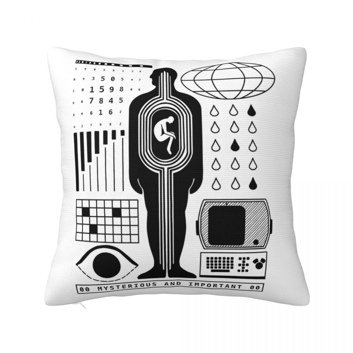 

Severance Series Adam Britt Lower Pillow Covers Polyester Seat Cushion Case Creative Decor Throw Pillow Case 4545 30x30cm