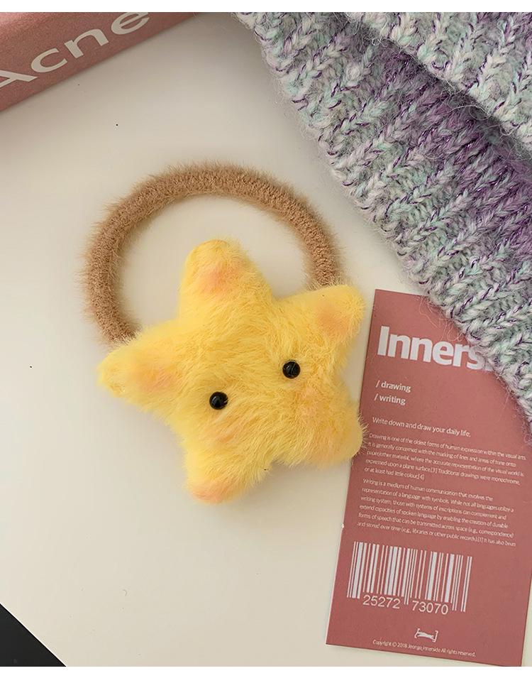 

Пушистая заколка для волос «Звездная акула» - Милая японская заколка для волос на осень/зиму