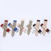 Genuine Leather Cowhide Bamboo Pattern Waterproof Watch Strap Accessory
