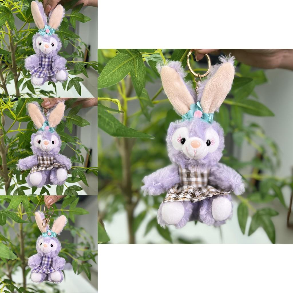Adorable Starry Rabbit Plush Toy Keychain Soft Decorative Doll Gift For Kids