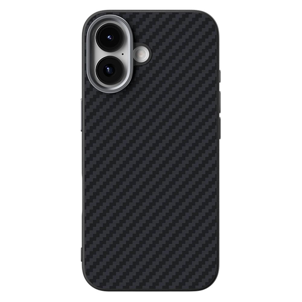 ABEEL For iPhone 17 Case Compatible with MagSafe Carbon Fiber Texture Back Cover