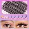456 Clusters D Curve Single Cluster False Eyelashes Segmented Grafting Flower Hair 10-16Mmdiy Thick Eyelashes