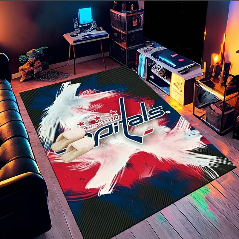 Washington Team Spirit Area Rug Suitable for Indoor And Outdoor,Carpets for Kitchens, Homes, Offices, Living Rooms,Home Decor,Christmas Gift