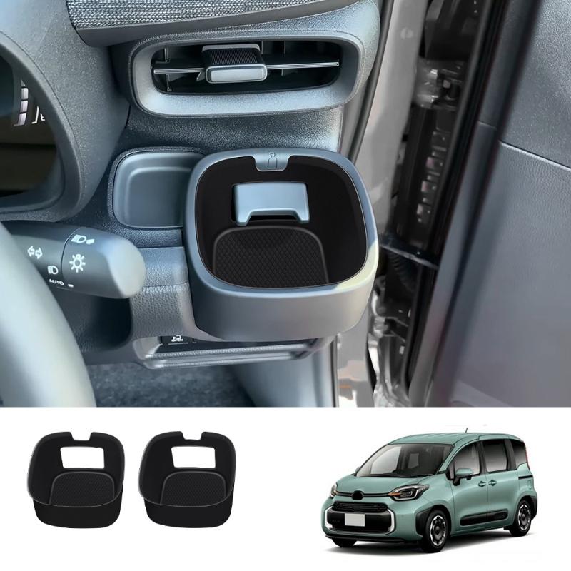 For Toyota sienta 10 seris silicone Interior front dashboard left right water cup holder side storage box cover trim