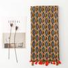 Spring & Summer Geometric Ethnic Silk Scarf - Exotic Style for Women