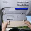 Extended Sun Visor with Sunglasses and Card Holder for Driver and Passenger