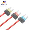 Mini Standard Car Fuse Holder 16AWG Add-a-circuit TAP Adapter ATM APM Blade Fuse Extension Cord 3A 5A 10A 15A 20A Fuse Holders1