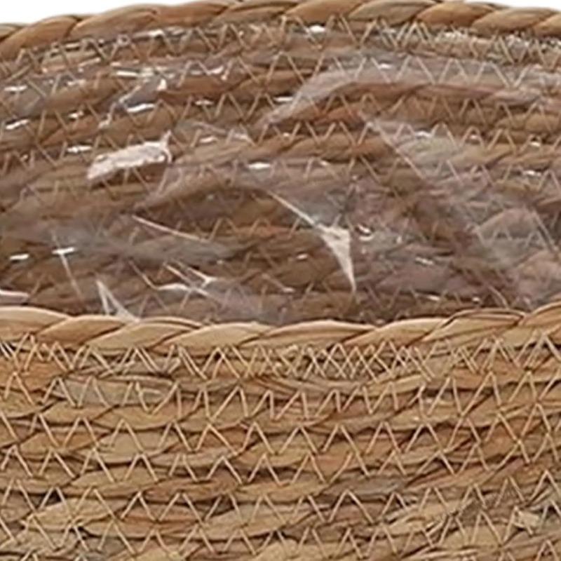 Xiaomi Straw Flower Pots Sea Grass Potted Flower Baskets Woven Baskets Handmade Flower Pots Bamboo Woven Rattan Baskets