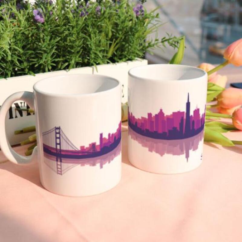 td861-Design Mug 2p-Travel to San Francisco, USA