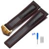 Genuine Leather Watch Band For Tag Heuer Carrera diving Monaco F1 Series Breathable Watch straps 22mm Men's Watch chain