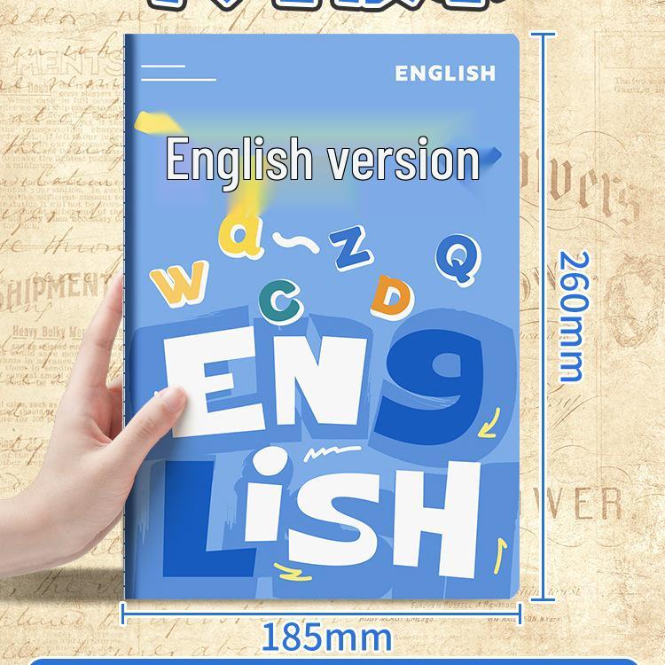 Elementary School English Workbook: Thickened 16k American-Style Cover for Ages 3-6