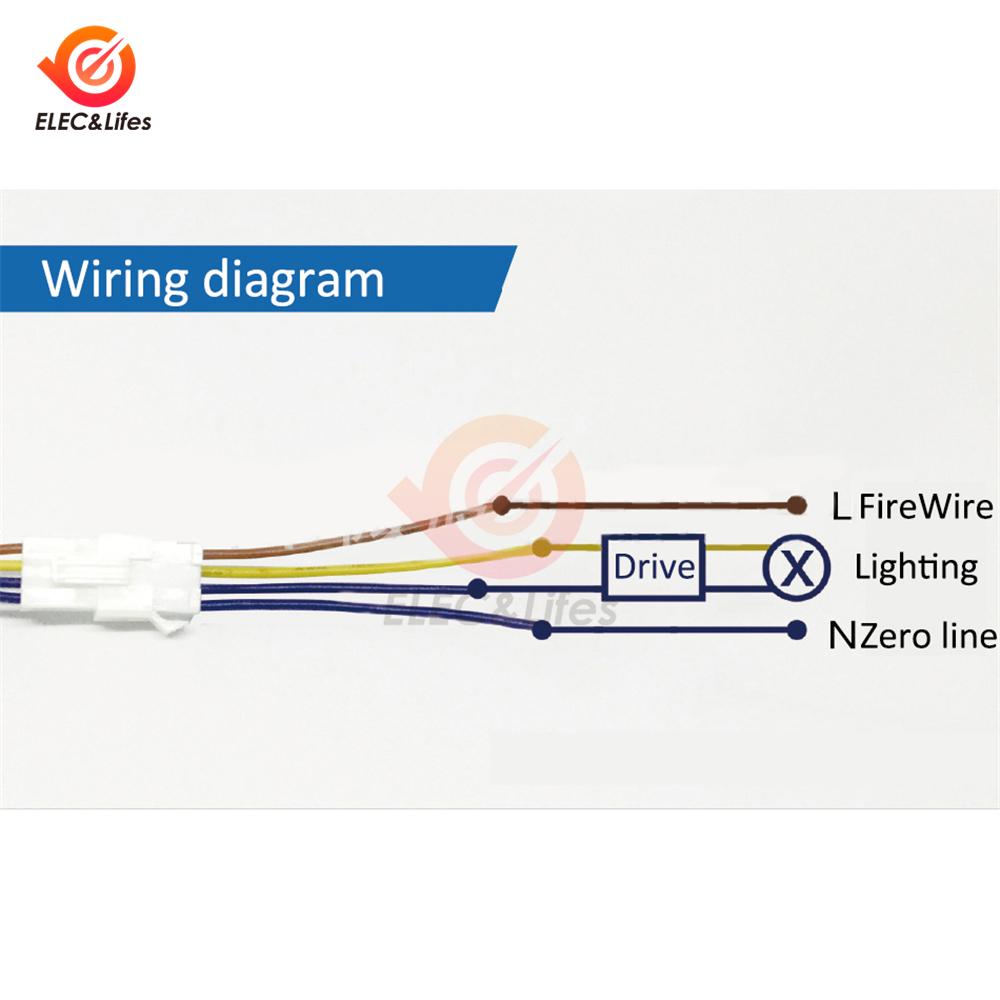 DC11-11V AC111-111V 18W PIR Probe LED Human Motion Sensor LED PIR Infrared Motion Sensor Detection Auto Sensing Light Switch