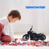 Motorcycle Toy Model Pull Back Alloy Plastic 1:12 Scale Retro Style Pull Back Motorcycle Toy for Kids Decoration Black