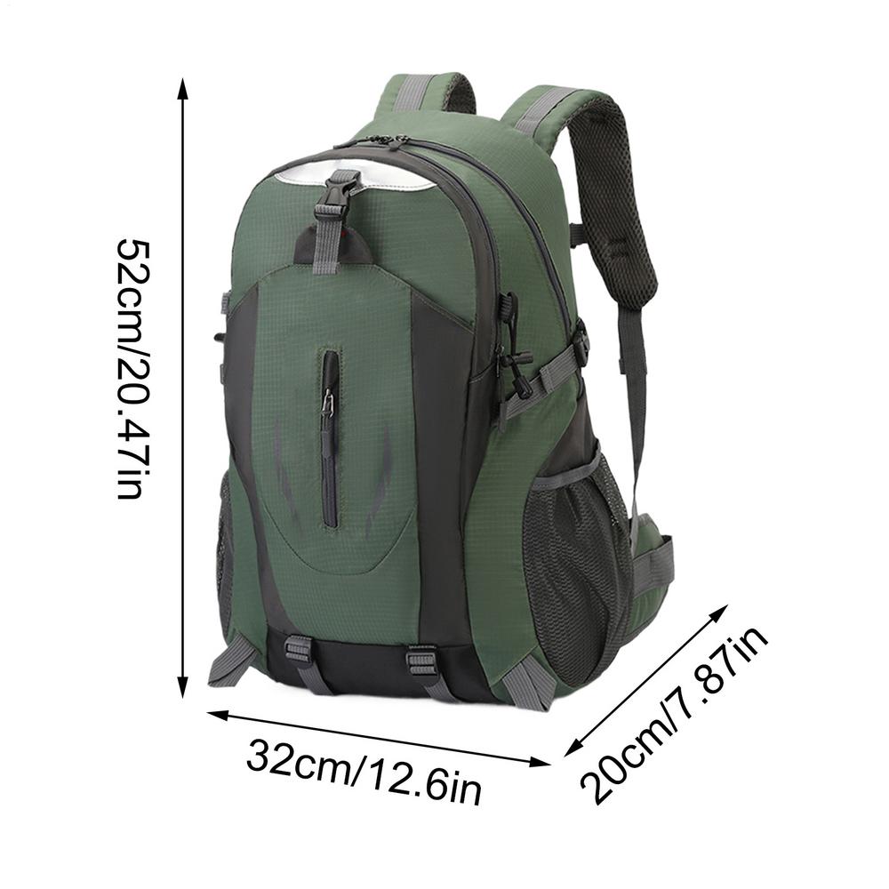 

Рюкзак для гидратации для походов Туристические рюкзаки для походов 40 л Легкий рюкзак Сумка для кемпинга Органайзер для хранения Альпинистские рюкзаки зелёный