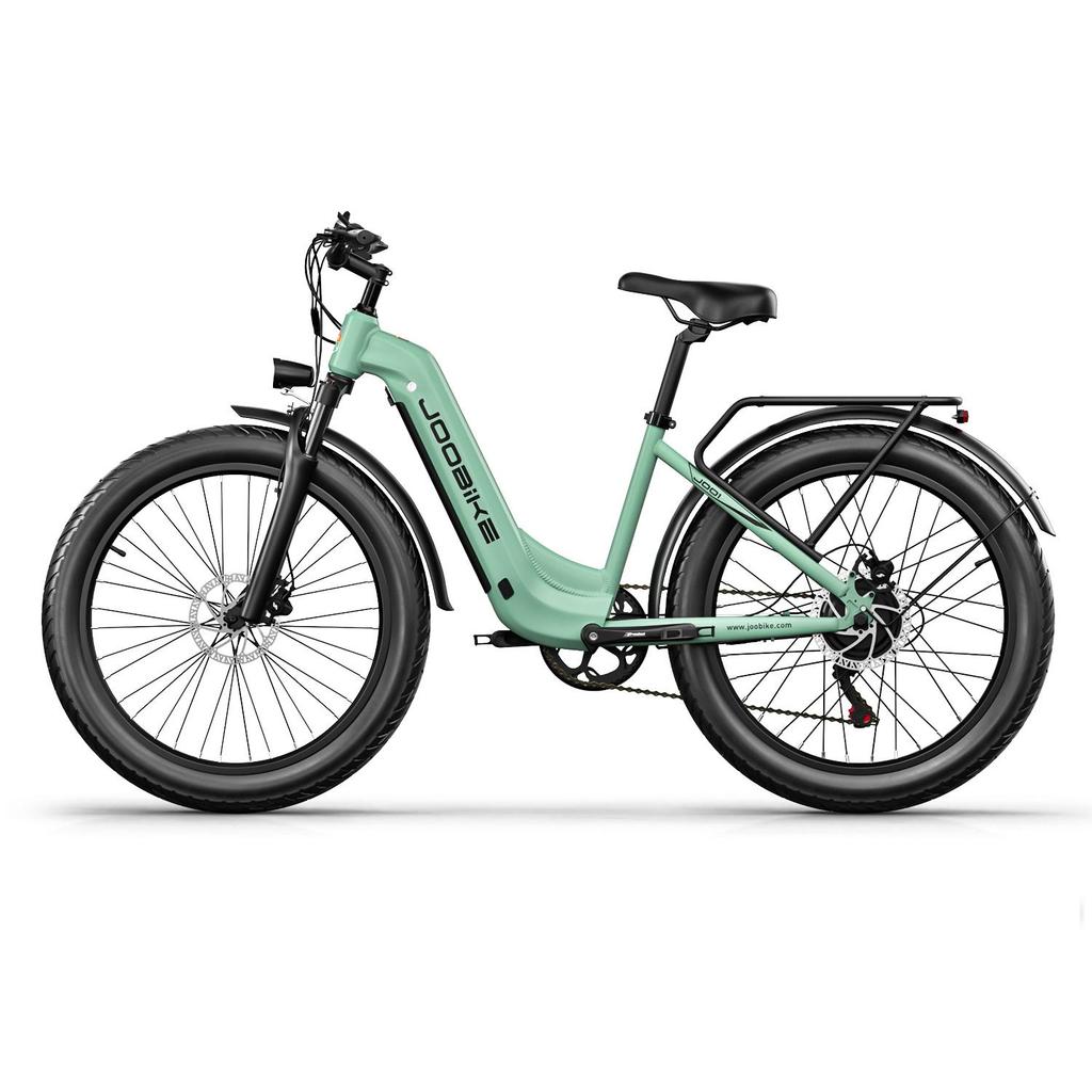 JOOBIKE J001 Electric Bike 1000W Motor City E-bike 48V17.5AH Battery 26″Fat Tire Hydraulic Brake With Turn Signals Adult Electric Bicycle