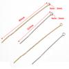 10pcs Gold Color Stainless Steel 6cm 8cm 10cm Long Chain Ear Line Earrings Earwire Women Drop Dangle Earrings Jewelry Making DIY