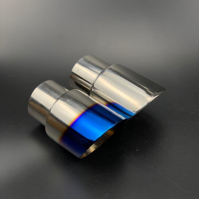Automobile Exhaust Muffler Stainless Steel Tube Chrome Modified Rear Tail For Mitsubishi ASX Car Accessories