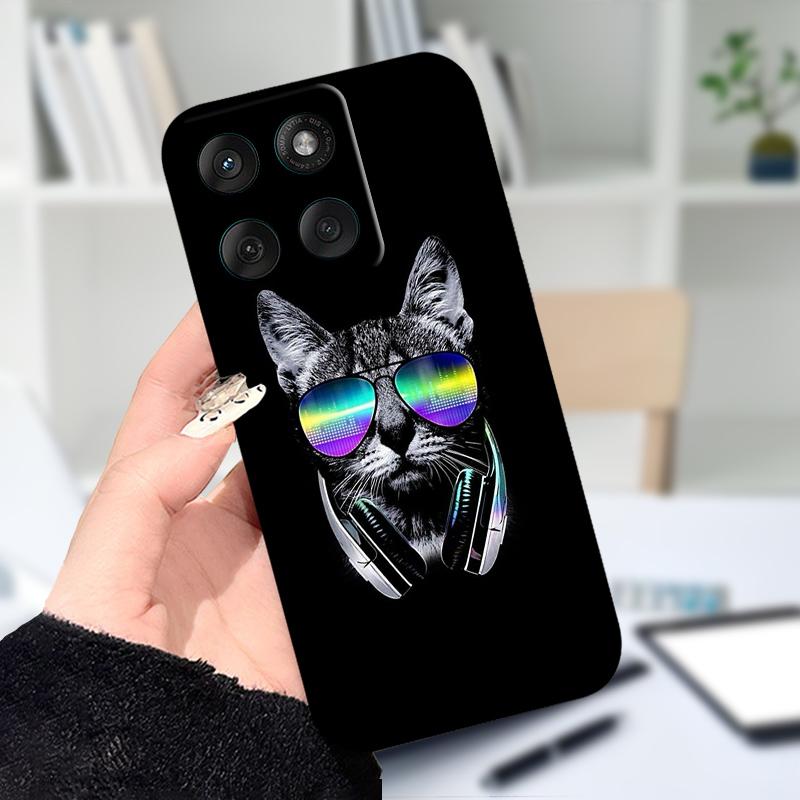 Dla Motorola Edge 60 Fusion Miękkie Etui XT2503-4 Uroczy Kreskówkowy Silikonowy Pokrowiec TPU na Telefon Dla Moto Edge 60Fusion 5G Ochronne Fundas