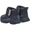Anta Kids Synthetic Leather Fashion Versatile Plush Non-Slip Warm High-Top Walking Shoes Baby Shoes Crystal-Mineral-Gray A12440057-2