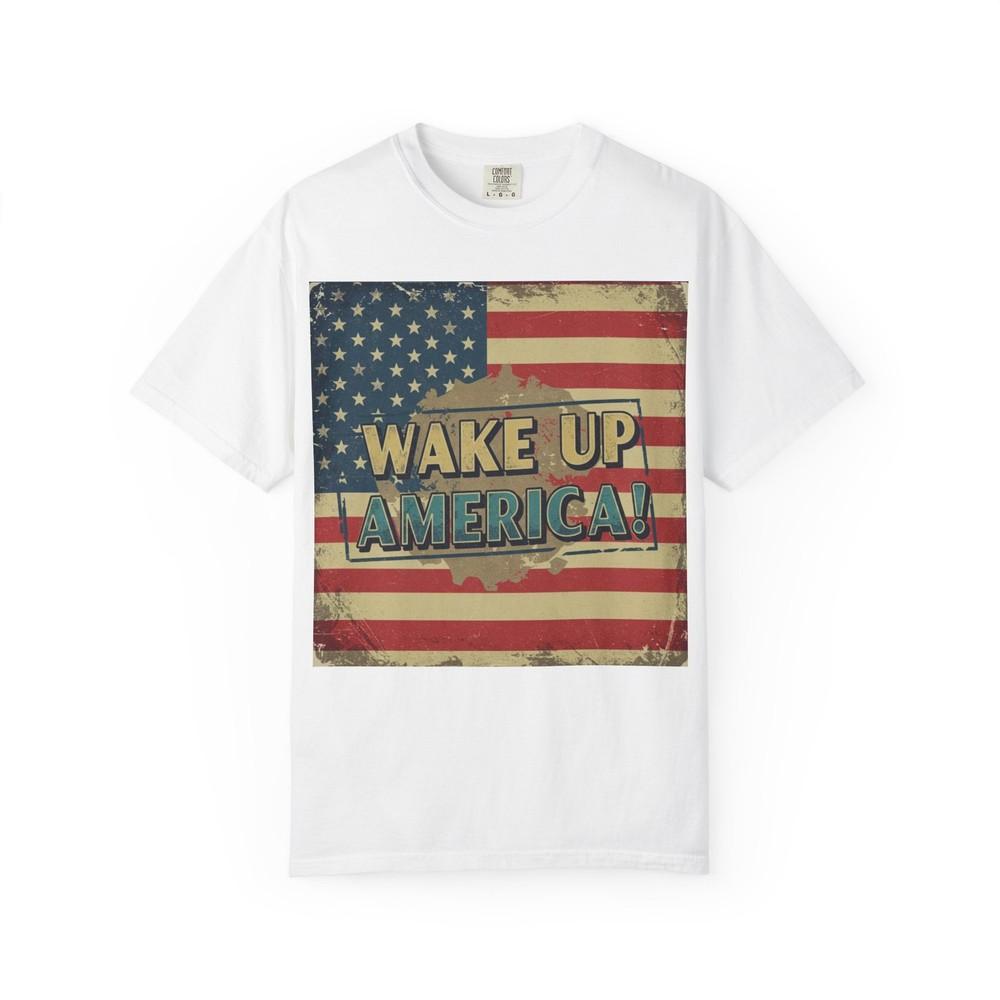 Gavin Newsom Wake up America! cotton short sleeve round neck Tee T-Shirt  Unisex T-Shirt XXL