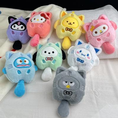 Hello Kitty Süßes Plüschtier Schlüsselanhänger Anime Zubehör Kuromi Rucksack Aufhängekette Feiertagsgeschenke Für Jungen Und Mädchen