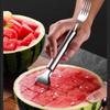 Professional Stainless Steel Watermelon Slicer With Fork Fruit Cutter Gadget Multifunctional Kitchen Tool For Home Use