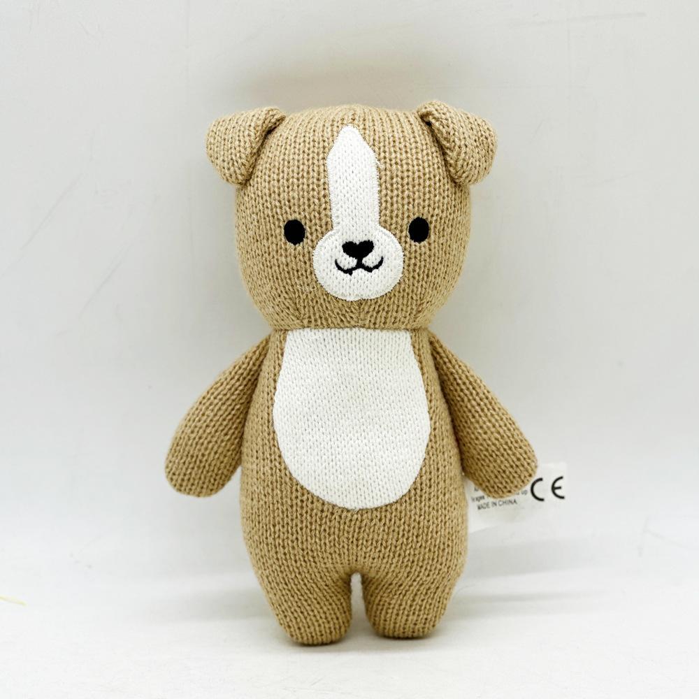 New Fashion Children's Toys Crochet Knitted Animal Series Plush Dolls