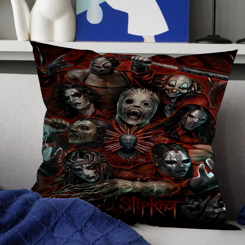 Band Rap Music SSlipknot Cushion Cover Inches Farmhouse Decor Home Throw Pillow Covers For Couch Decorations 30x30 cm