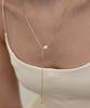 Tatiana (Silver 925) Freshwater Pearl Y-Line Long Necklace Nz2509