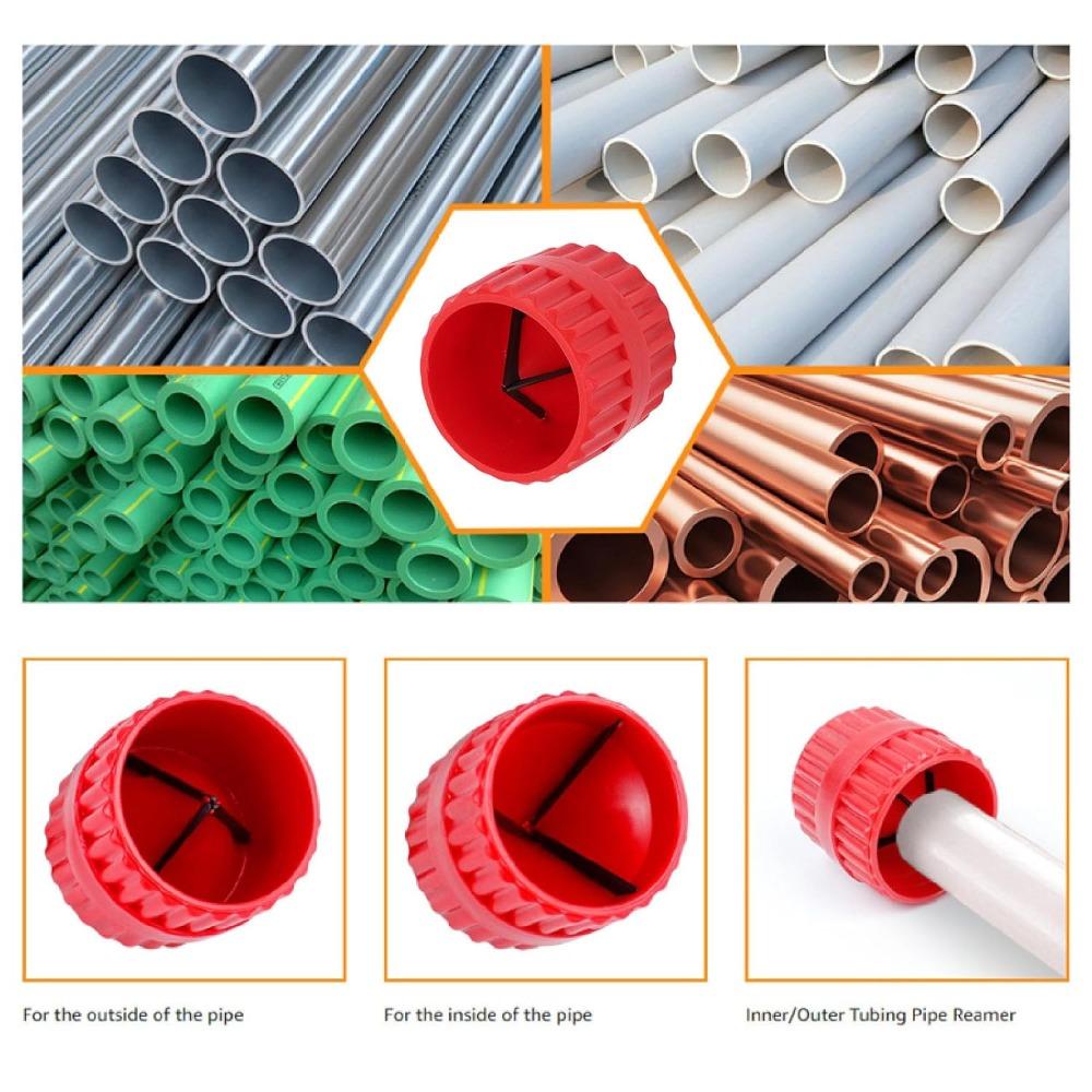 Suitable Diameter 3/16-1 1/2in Tube Reamer Deburring Tool Copper Tube Chamfer Tool  Tube Deburring
