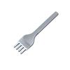 White Steel Diamond Awl Punching & Stitching Tool Set for Leather