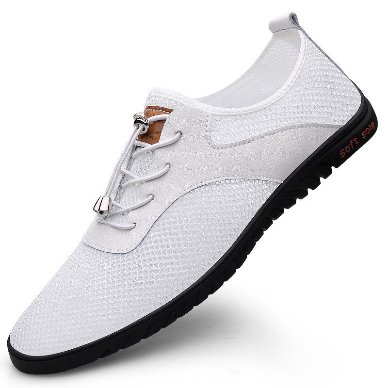 Men s Summer Mesh Slip-on Shoes: Breathable, Lightweight, Casual, Plus Size 40
