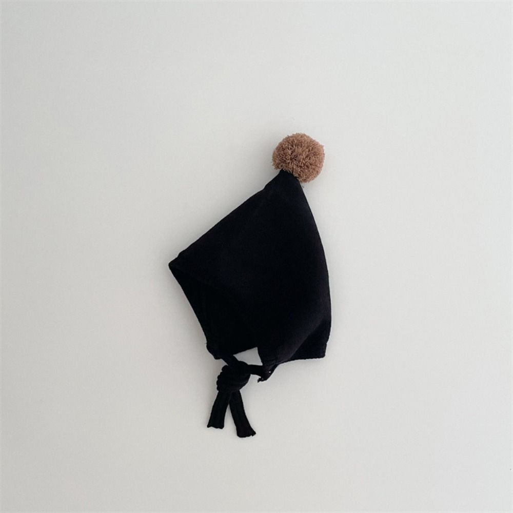 Knit Ear Protection Caps Thickned Toddler Bonnet Cap Fashion Pom Baby Hat