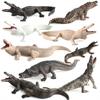 Simulation Crocodiles Wild Animal PVC Figurine Model Craft Educational Kids Toy