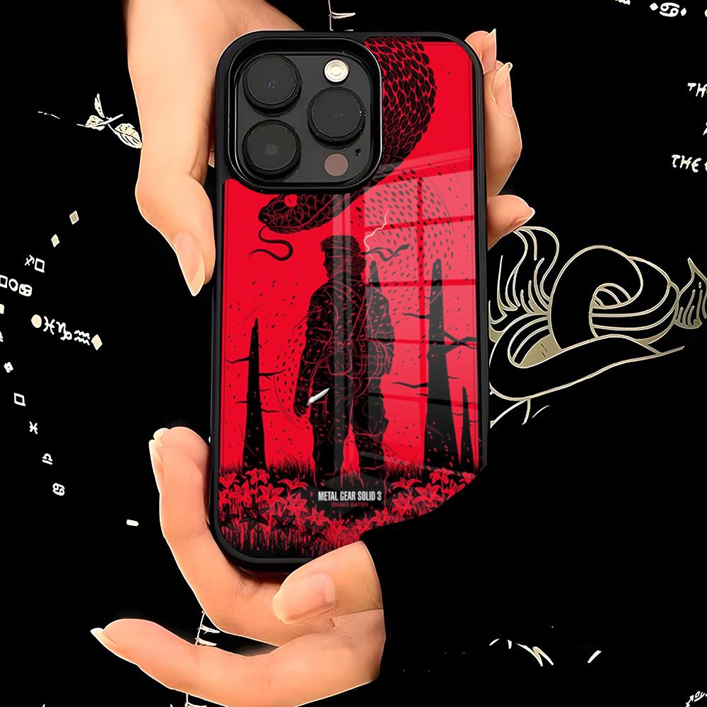 

Metal Gear Solid Phone Case PC+TPU For IPhone 15 16 17ProMax 13 16 11 12 14 Pro Xs Max Mini Xr X Plus Cover iPhone 11