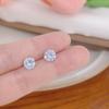 Elegant Mini Zircon Earrings: Fresh, Sweet, Lightweight Luxury Ear Bone Studs for Women.