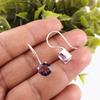 Amethyst Earrings Gemstone Jewelry, 925 Solid Sterling Silver Earrings, Gift For Women Handmade Earrings For Wedding Gift